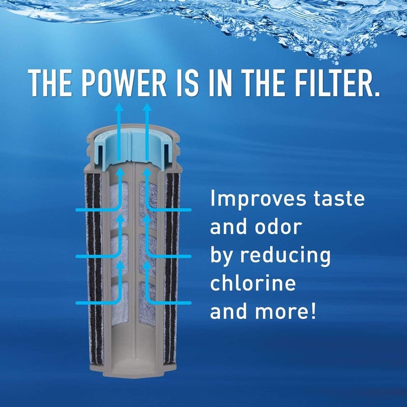 BRITA Stream Pitcher Water Filter for Pitchers and Dispensers, BPA-Free, Replaces 1,800 Plastic Water Bottles a Year, Lasts Two Months or 40 Gallons, Includes 3 Filters - Image 2